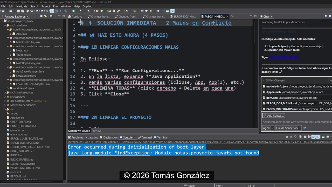Vibe Coding en JavaFX + FXML: App de Notas con Etiquetas (Búsqueda por Tags + AutoSave Local)