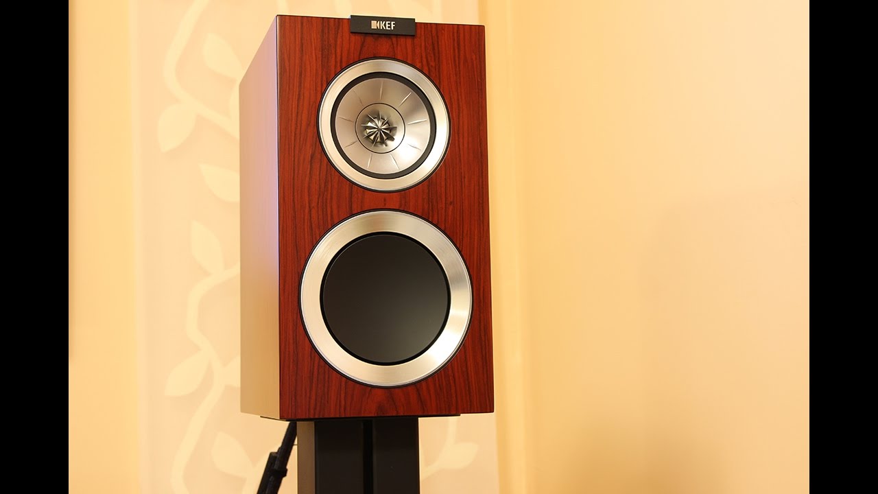 KEF R300 Bookshelf Speakers Sound Demo, Rock