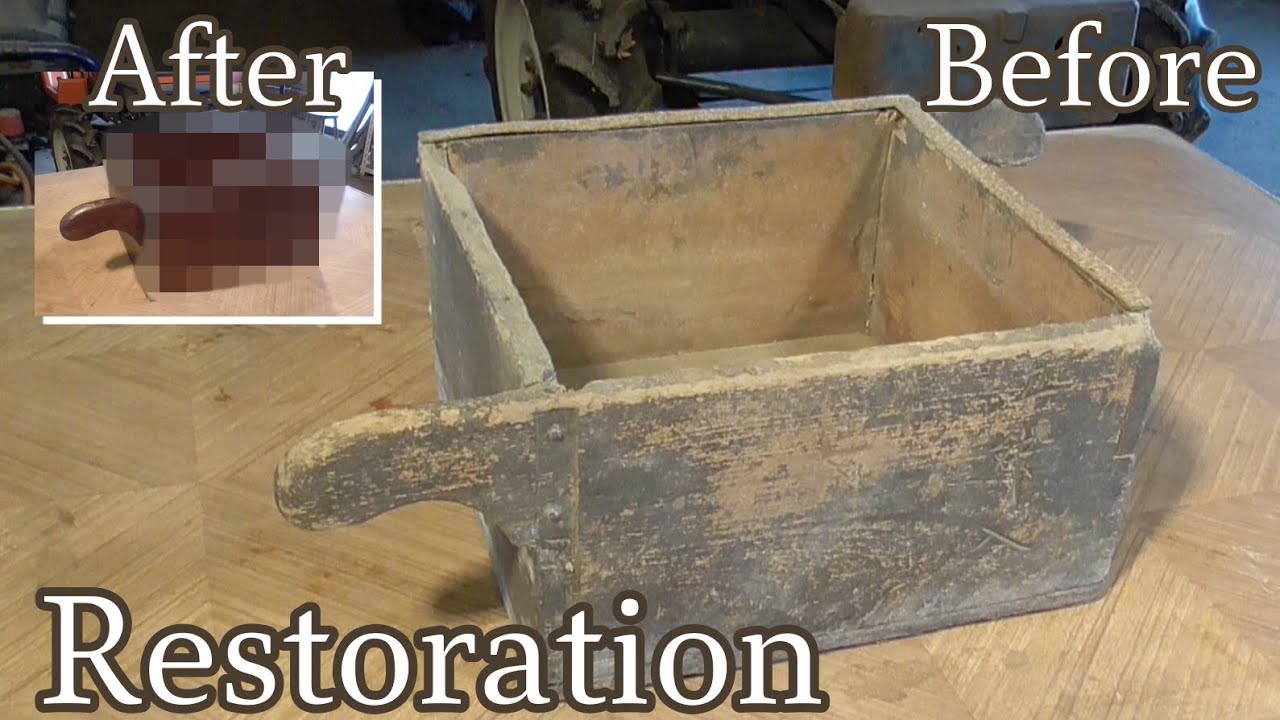 Restoration - Old Wooden Box / 古い木の箱を修理します