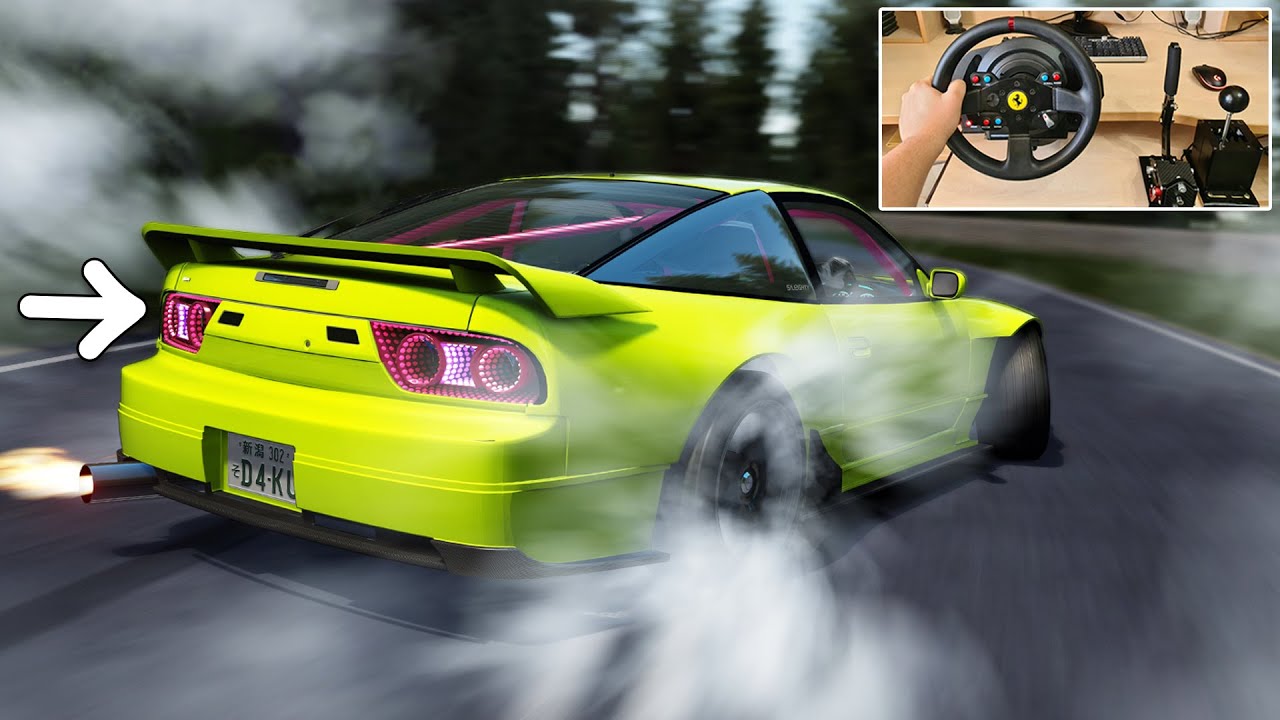 THE BEST LOOKING NISSAN 180SX !! | Assetto Corsa | Thrustmaster T300 Wheel Gameplay