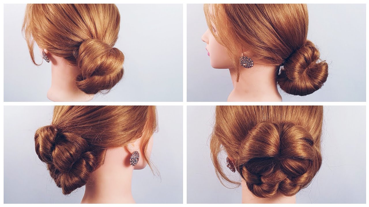 긴머리를 위한 헤어스타일  응용해서 하세요~셀프헤어 올림머리 easy hair  updo hairstyle 長い髪のヘアスタイル Frisur Стиль волос  Kapsel