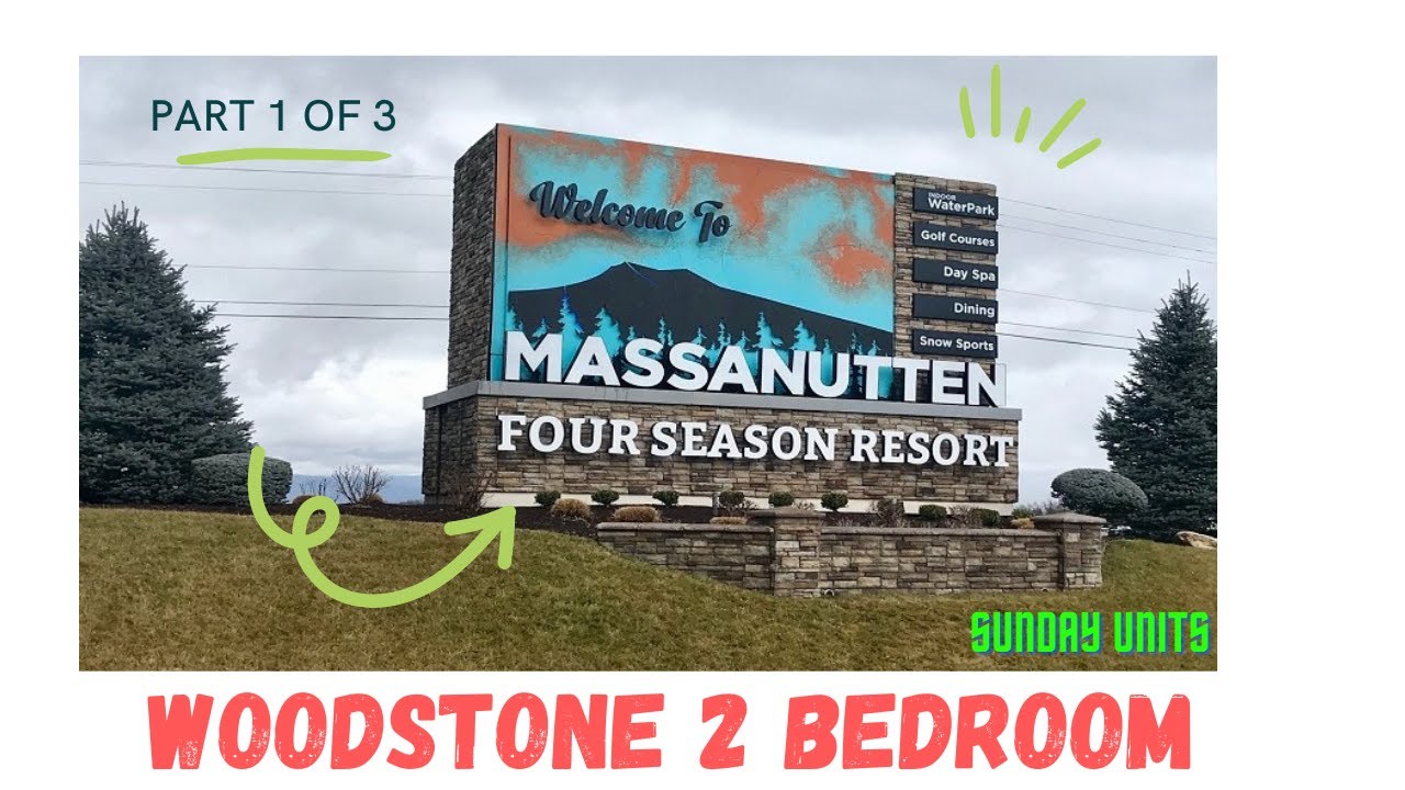 Massanutten Woodstone 2 Bedroom  (Sunday Style Unit) Part 1 of 3