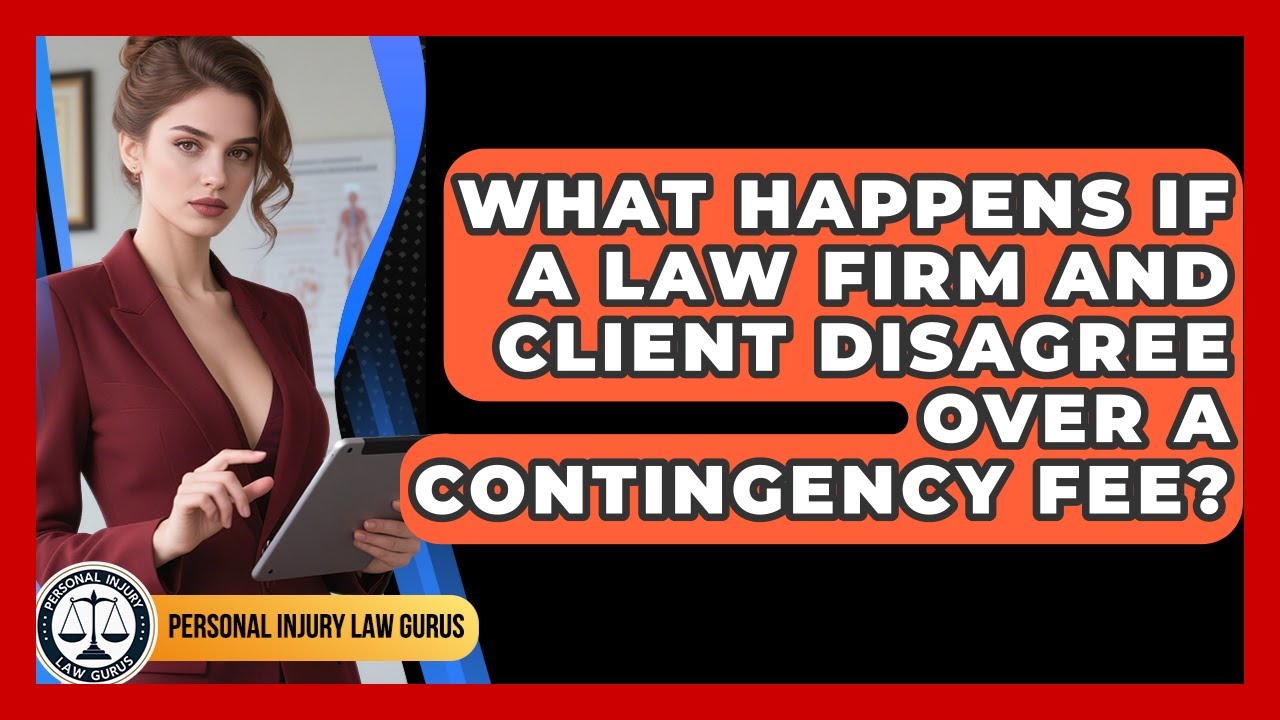 What Happens If a Law Firm and Client Disagree Over a Contingency Fee?