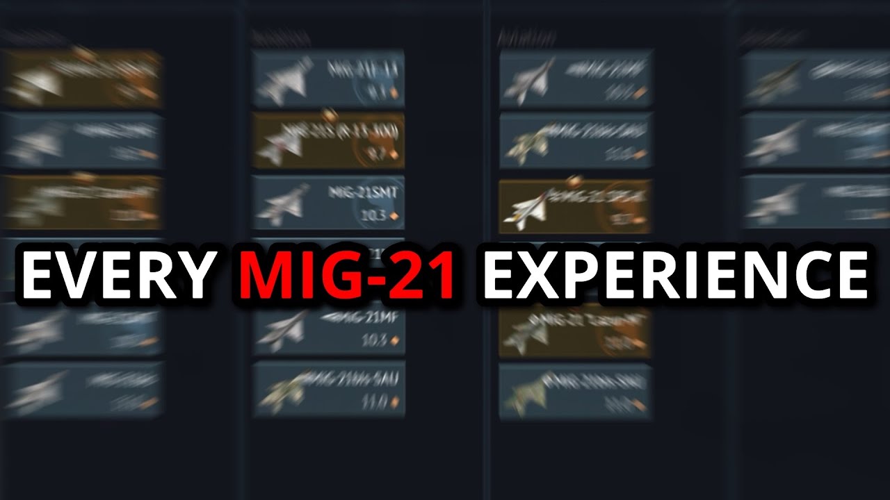 PLAYING 1 MATCH IN EVERY MIG-21 INGAME