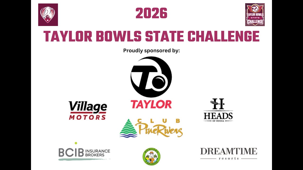 2026 Taylor Bowls State Challenge - Rd 1