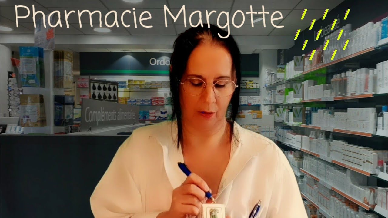 Asmr français Pharmacie Margotte   par un temps orageux !