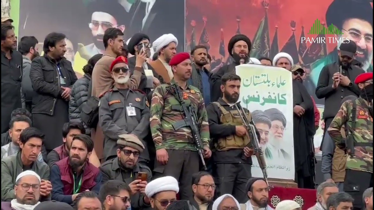 A huge gathering in Skardu marks the Chehlum of Ayatollah Syed Ali Khamenei
