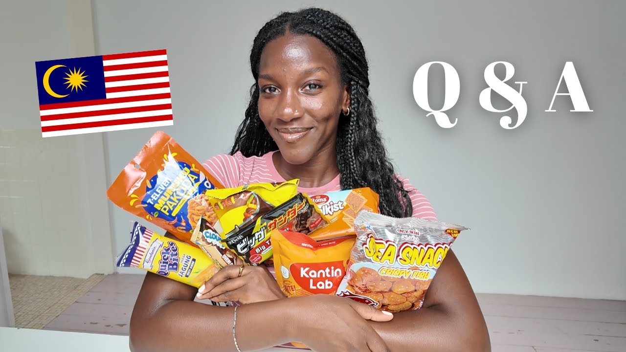 Trying Malaysian Snacks & Exposing Myself (Q&A + Taste Test) 🇲🇾