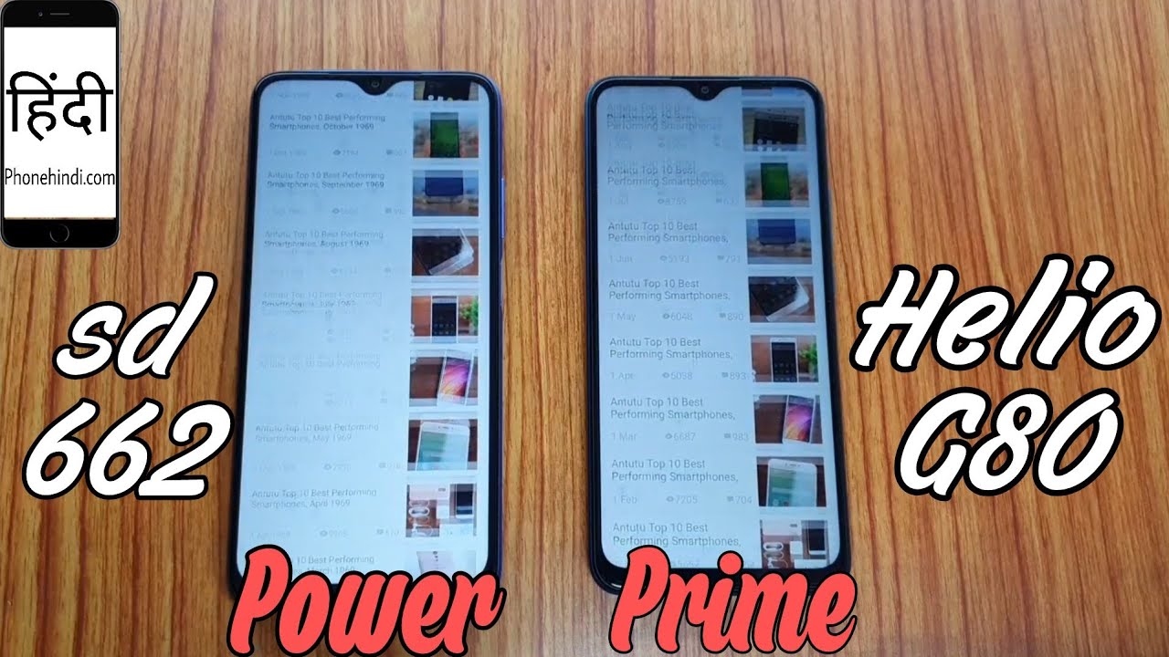 Redmi 9 Power vs Redmi 9 Prime Speed Test, AnTuTu Benchmark