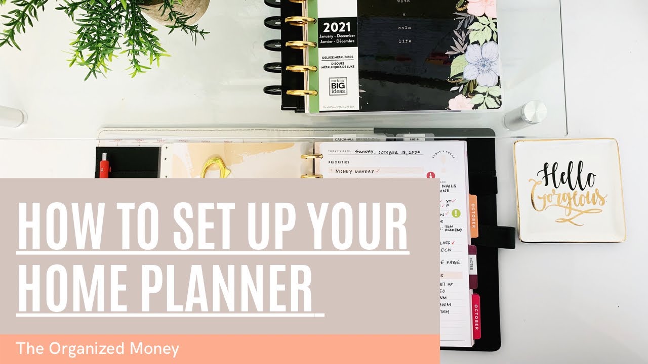 How To Set Up Your Home Planner