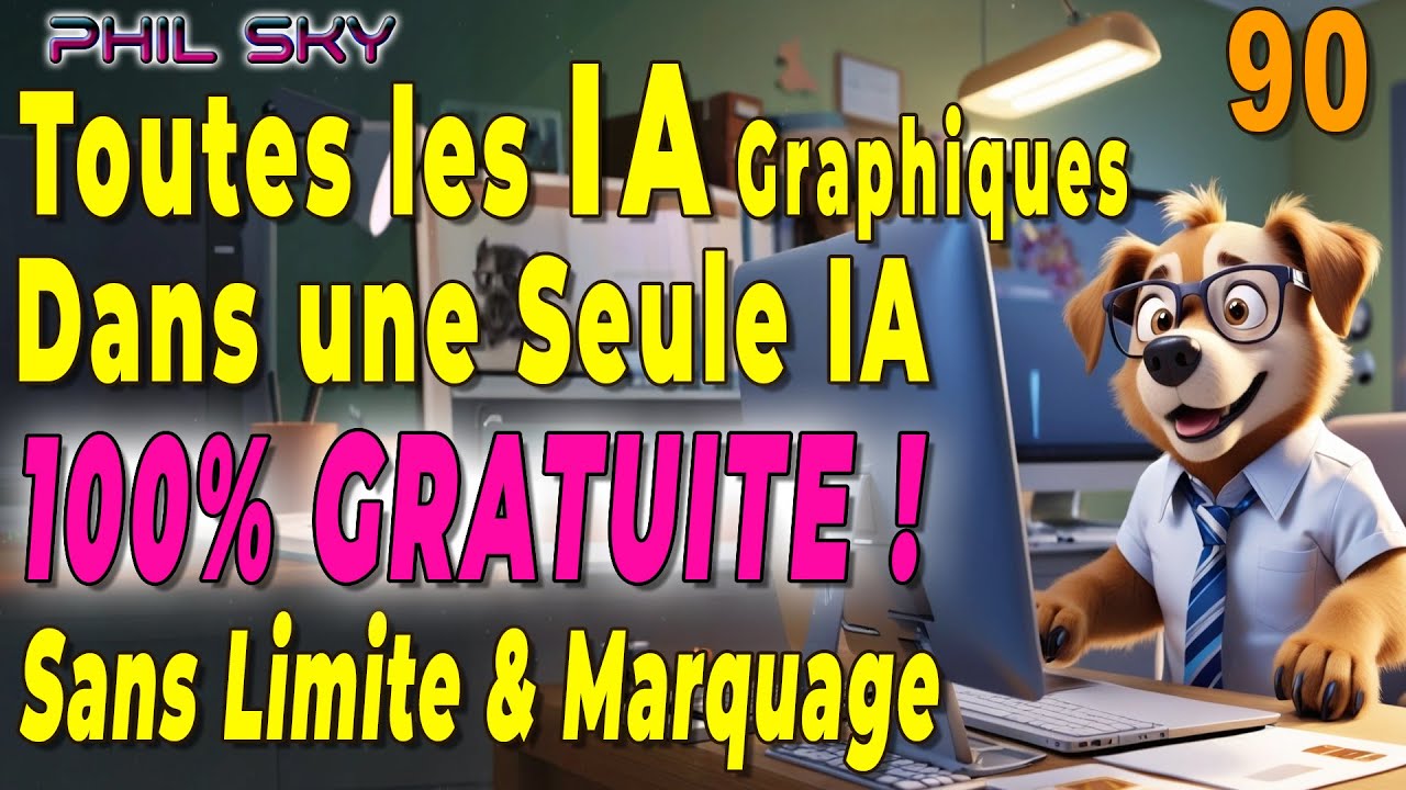 Plein d'IA dans une seule IA TOTALEMENT GRATUITE Vos images sans Limite d'Utilisation, sans Marquage