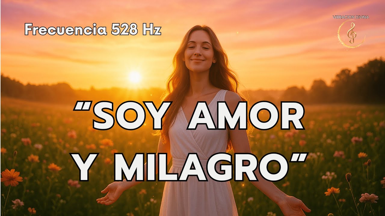 💖 ¡CÁNTALO Y SIENTE LOS MILAGROS! CANCIÓN PODEROSA — SOY AMOR Y MILAGRO ✨ 528 Hz