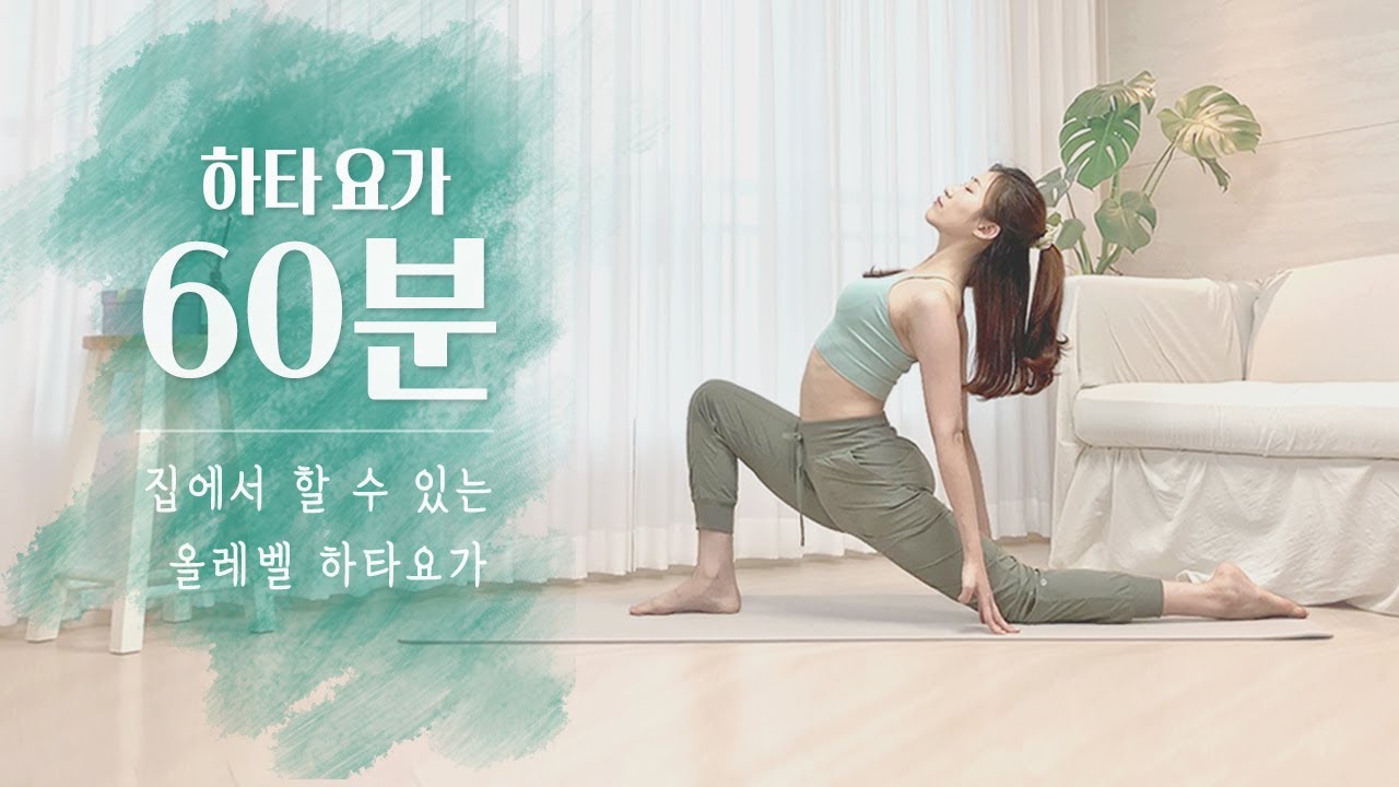 모든 레벨을 위한 하타요가 1시간 수련