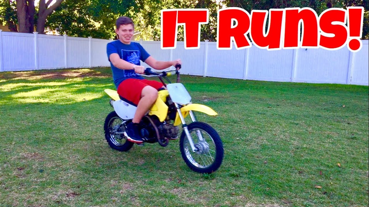 THE PIT BIKE RUNS!