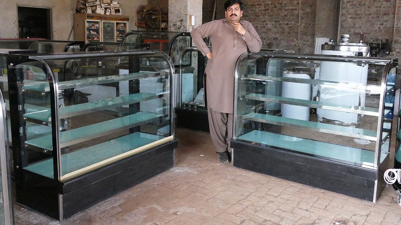 How To Make Cake Display Counter / Making Bakery Display Counter