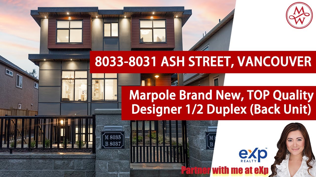 8033-8031 Ash Street Vancouver || Melissa Wu Top  Realtor Canada
