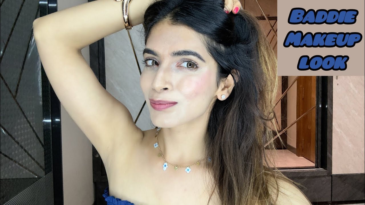  *BADDIE MAKEUP* 🔥pinterest inspired 😍  #baddie #makeuptutorial #stepbystep 