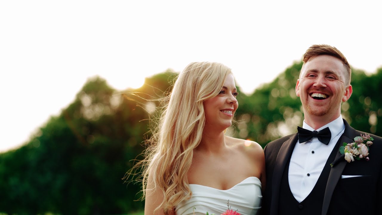 Summertime wedding at Glasson Lakehouse