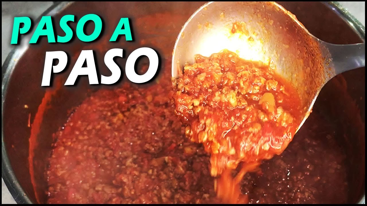 Cómo hacer SALSA BOLOÑESA FÁCIL