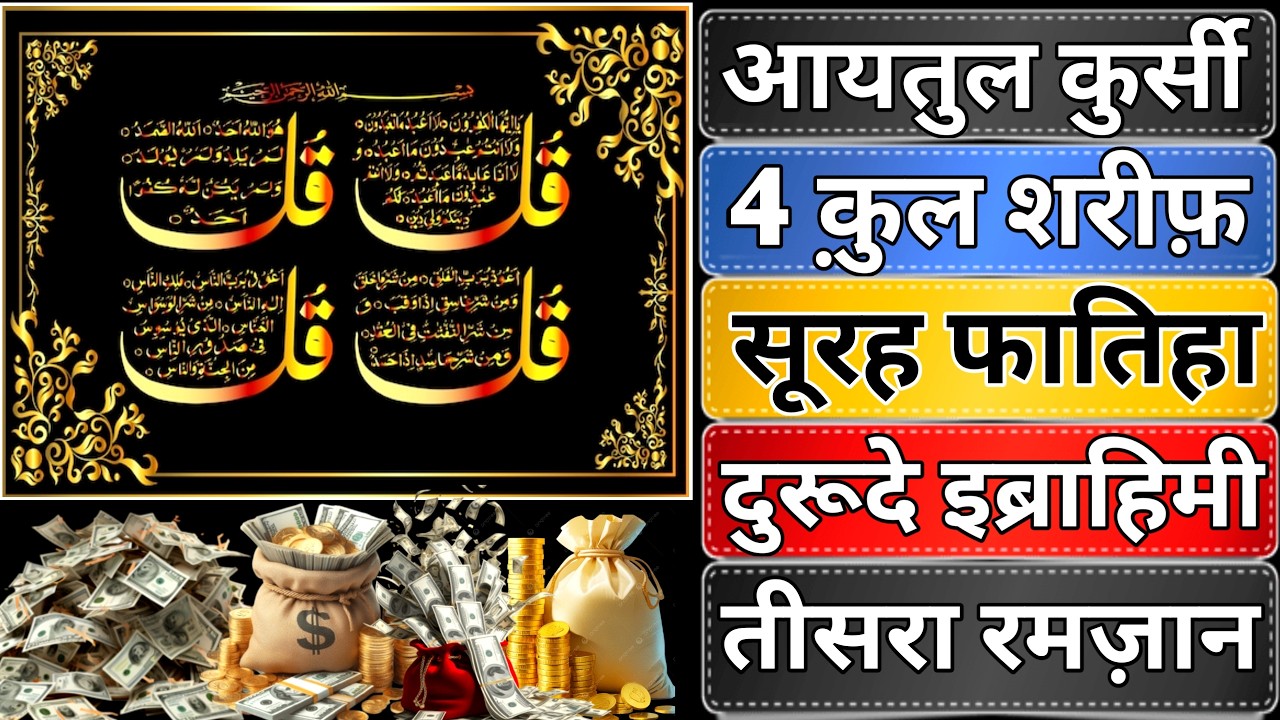 Saturday Morning Wazifa After Fajr Prayers | 4 Qul | Ayat e Shifa | Durood Tanjeena | Ayat ul Kursi