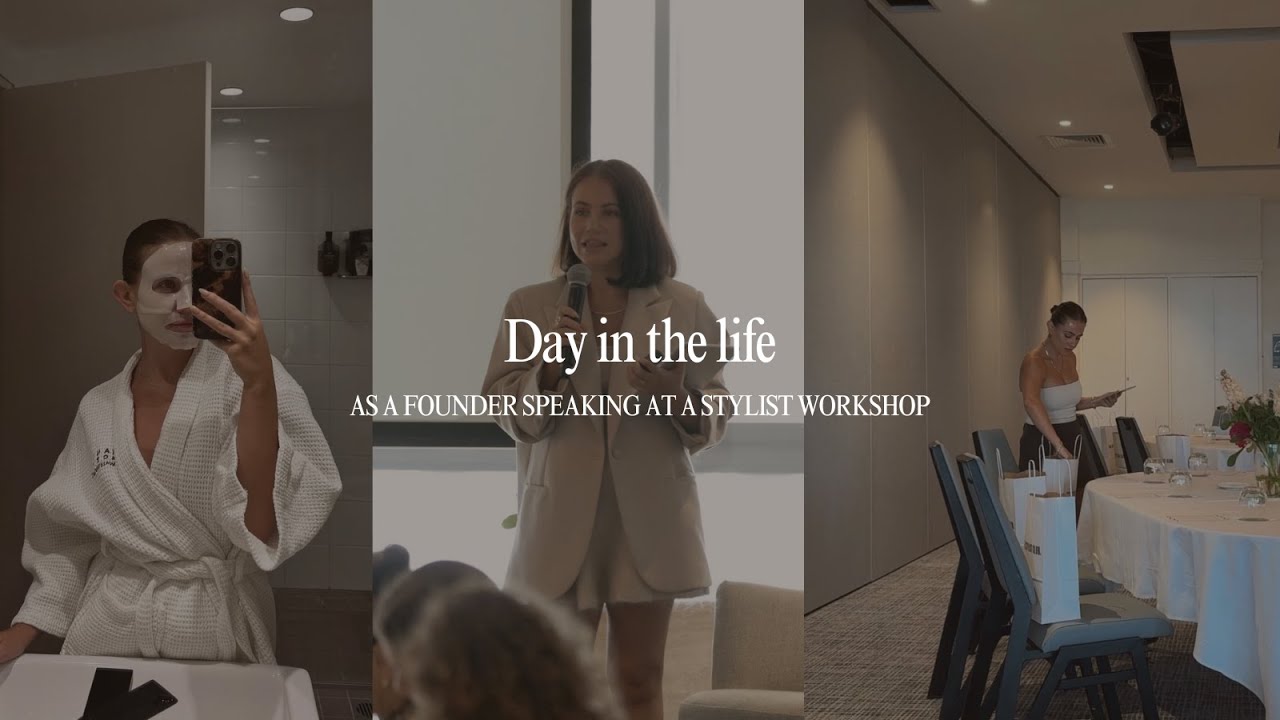 Day in the Life as a Founder Vlog | Speaking at an Interior Stylists Workshop