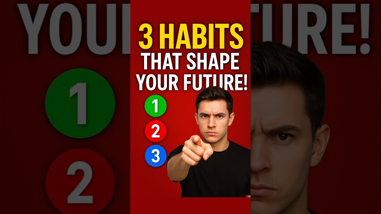 3 Habits That Shape Your Future! #SuccessHabits #FuturePlanning #PersonalDevelopment #MindsetMatters