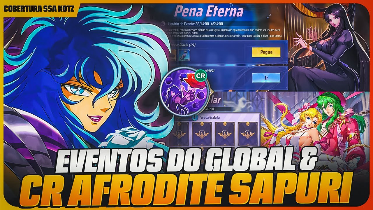 🔥🌹 EVENTOS DA SEMANA NO SERVIDOR GLOBAL E TRADUÇÕES INICIAIS DO AFRO SAPURI CR 🌹🔥