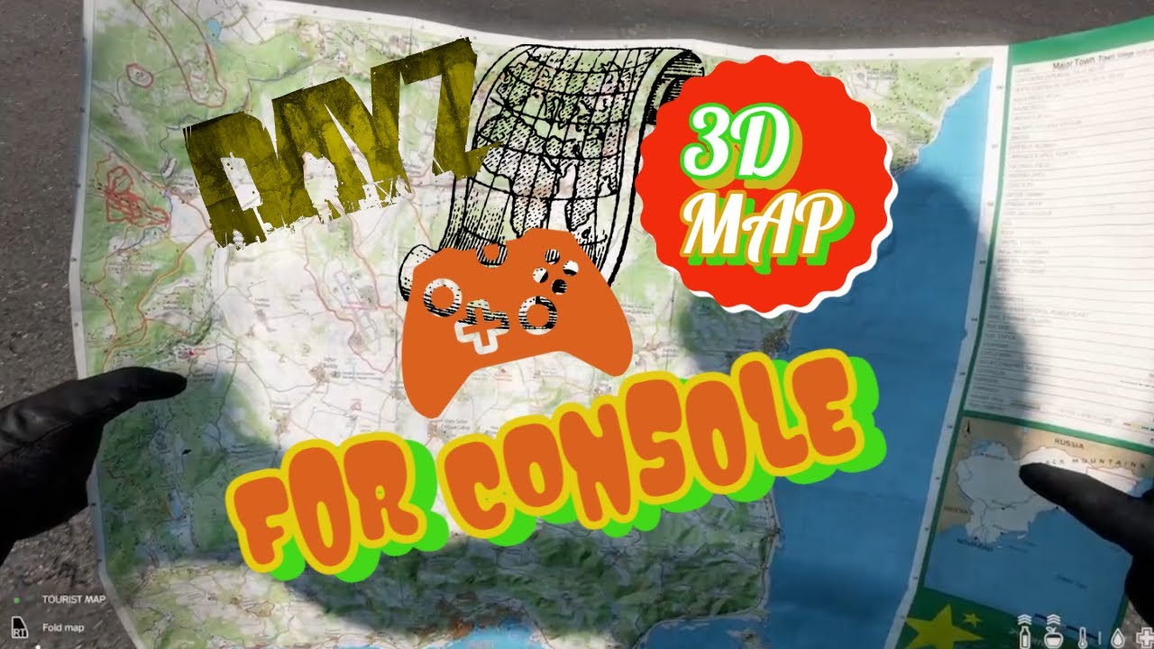 DayZ - Enable  the 3D map (disable the default 2d map) XBOX PS4 PS5