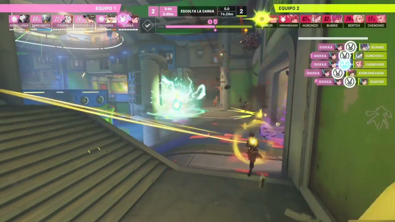 My first Dva's Sextuple death