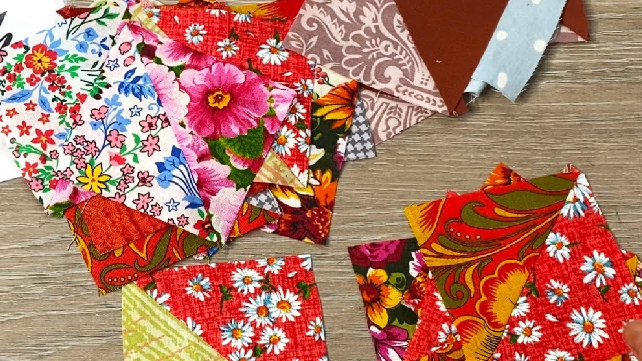 Показываю уникальный способ шить из лоскутков DIY мастер-класс