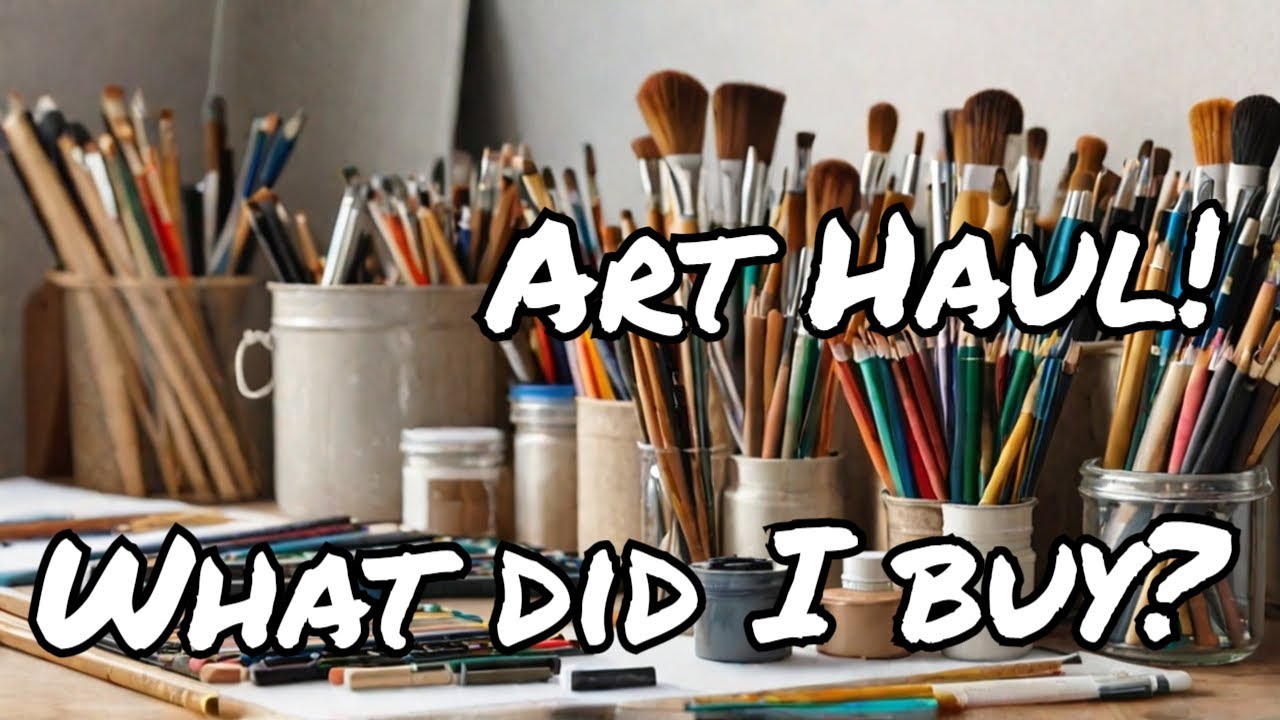 Massive Art Haul! #artsupplies