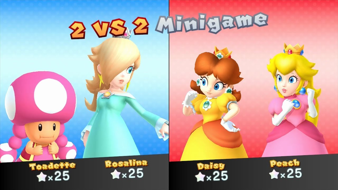 Mario Party 10 Mario Party #249 Toadette vs Peach vs Daisy vs Rosalina Airship Central Master