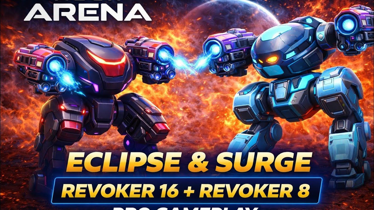 MECH ARENA | PRO ECLIPSE AND SURGE GAMEPLAY | REVOKER 16 + 8