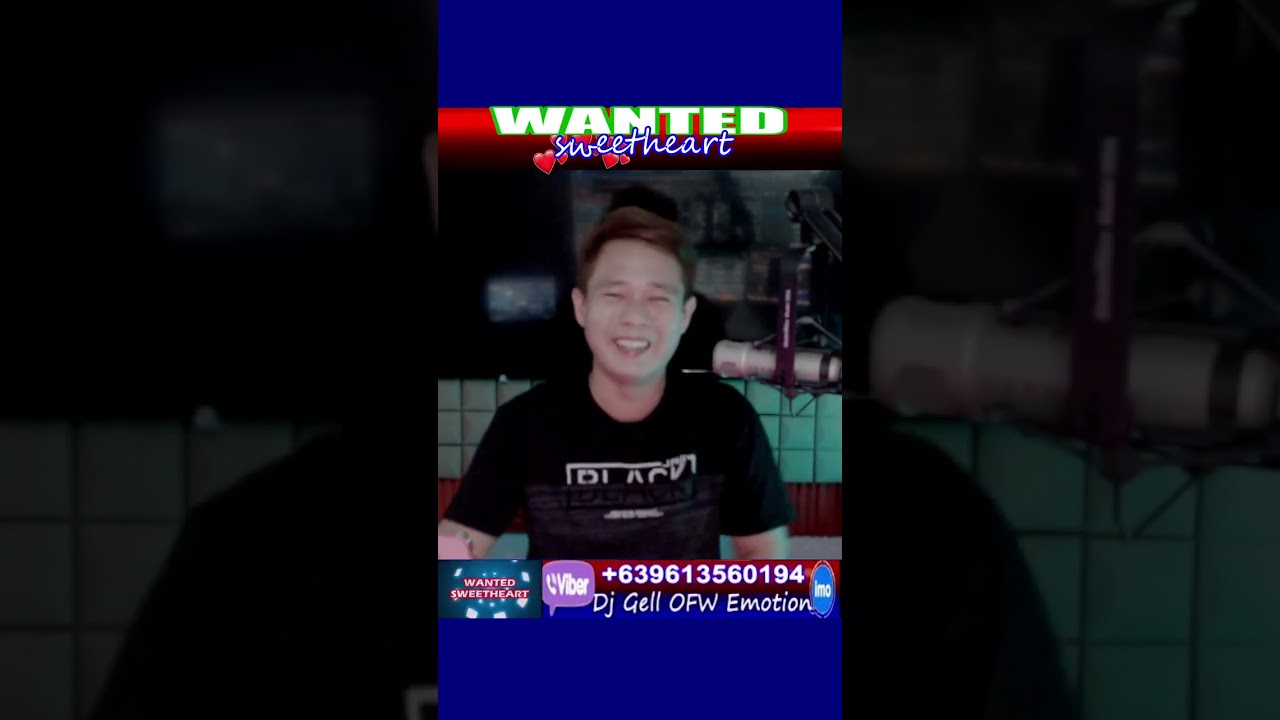 Live Now : Wanted Sweetheart with DJ Gell OFW Emotion Tv.Radio / Jan 21, 2026 / 7-10PM