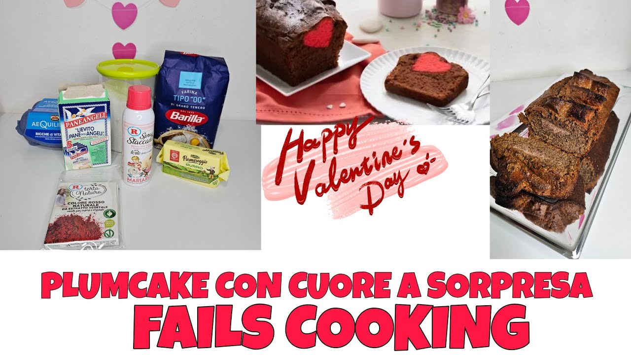 PLUMCAKE CON CUORE A SORPRESA ❤️ | FAILS COOKIE | FALLIMENTI IN CUCINA 😔