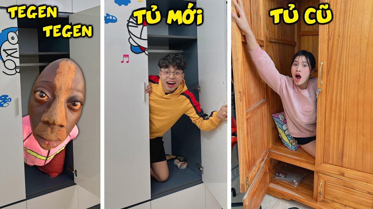THẮNG TÊ TÊ HẰNG NGA SỐNG Ở CĂN PHÒNG BÍ MẬT TRONG TỦ QUẦN ÁO CÙNG Tenge Tenge