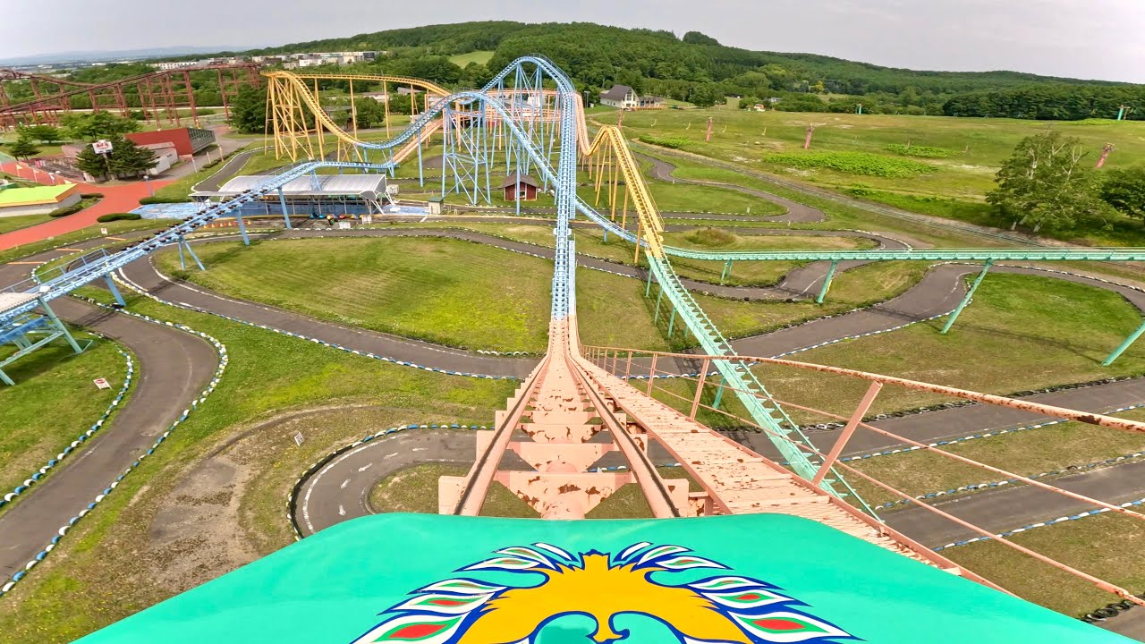 轟音 GO-ON 先頭 on-ride POV (乗車映像) / 北海道グリーンランド