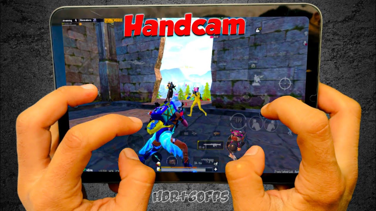 ipad Mini 6 HANDCAM 🔥 Pubg Test/ Gameplay/ Sensitivity ❤️ 5 Finger Claw + Gyro | HDR+60fps