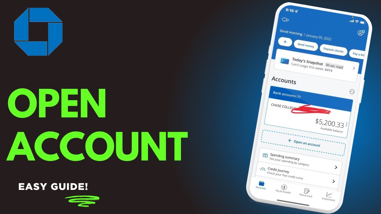 How To Open Chase Bank Account Online !