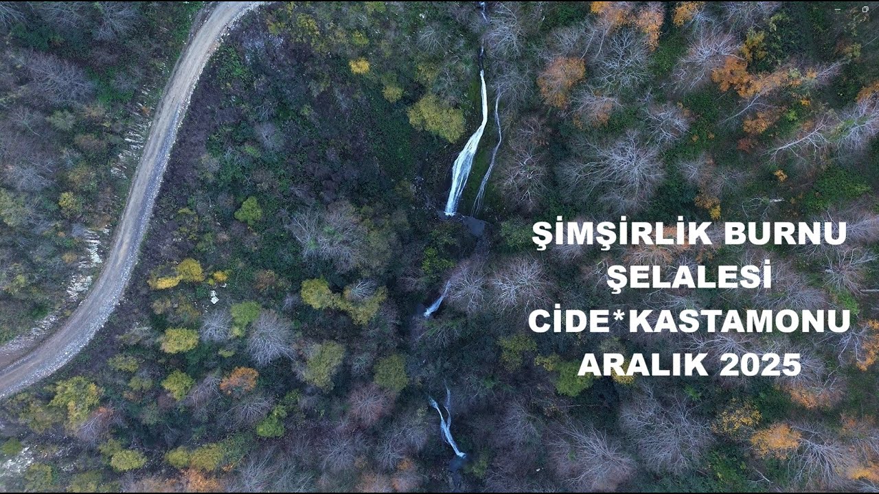 Kastamonu Cide'de Şimşirlik Burnu Şelalesi