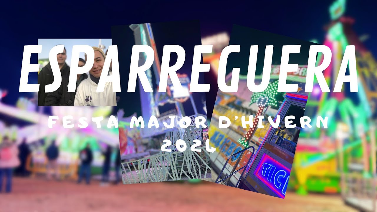 FERIA DE ATRACCIONES DE ESPARREGUERA 2024 🎡​🎢​ | Ranota y RJ 💚​