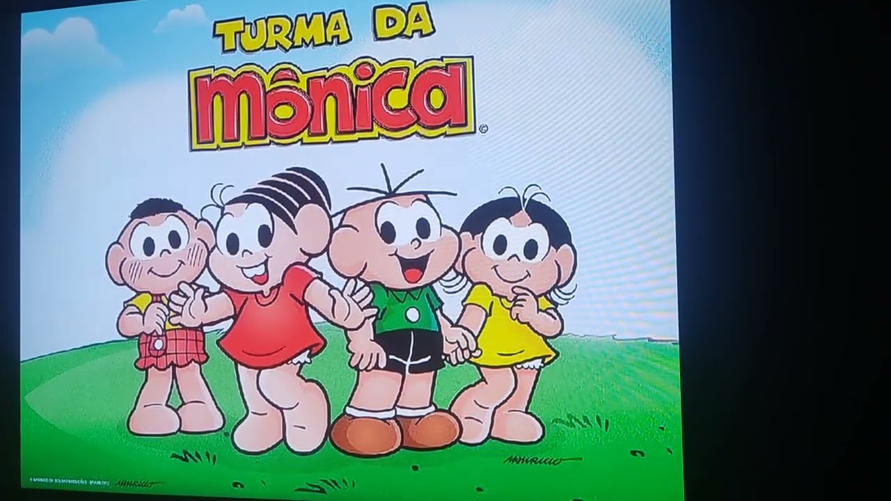 Menu Do DVD Da Turma Da Mônica 5 Cine Gibis e Uma Aventura No Tempo O Filme