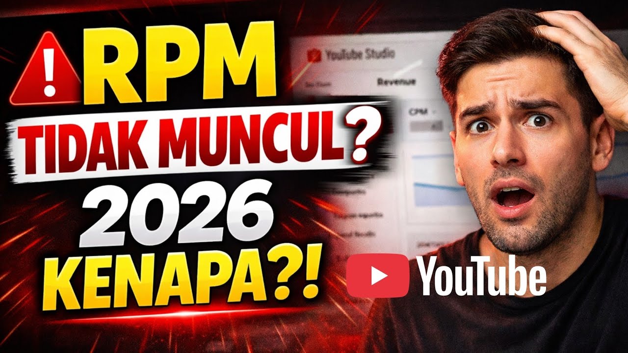 RPM YouTube Studio Tidak Muncul 2026? Ini Penjelasan & Solusinya!