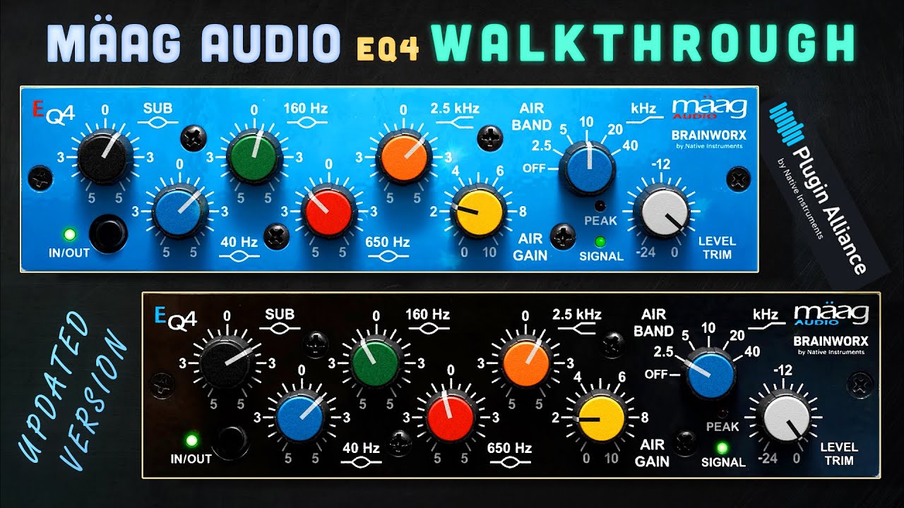 Mixing with the new updated version of M&auml;ag EQ4 || Usage & Sound - Walkthrough (no talking)