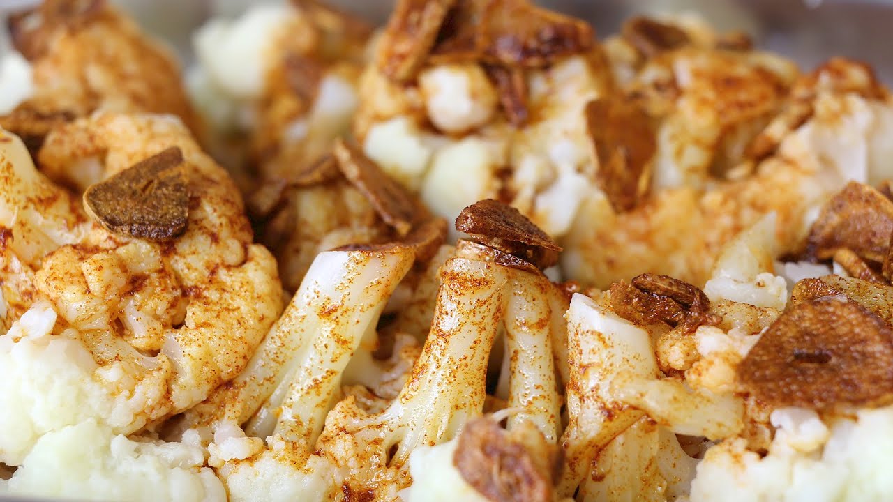 Coliflor al ajoarriero - La mejor receta para cocinar coliflores