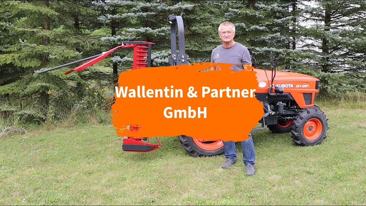 Balkenmäher für Traktor einstellen 🔧 Wiesenmäher 1,20 m im Mäh-Einsatz am Kubota Traktor 🚜🌾Mähbalken