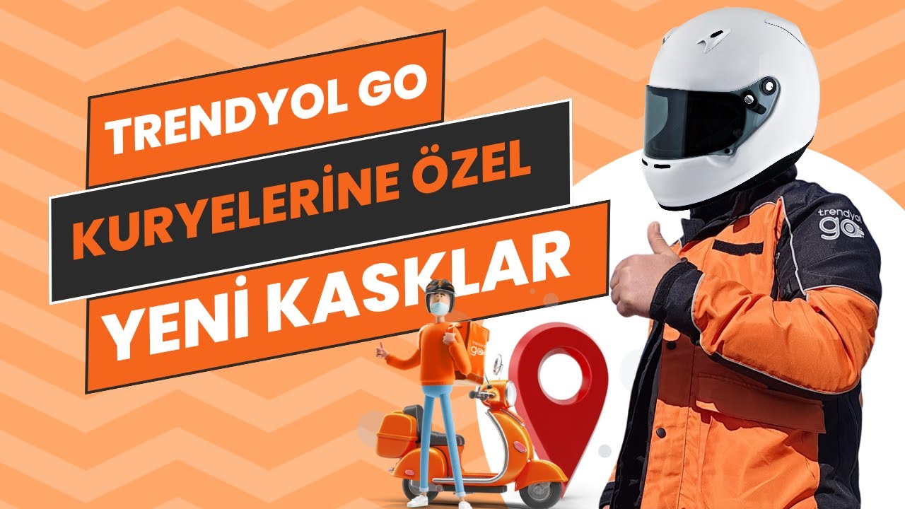 TRENDYOL GO YENİ MOTOSİKLET KASKLARIMIZ !!! #trendyolgo