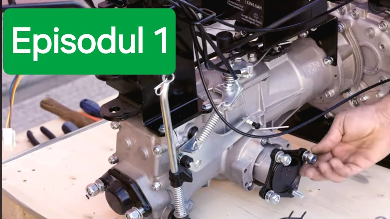 1. Cu ce vine, cum se asamblează și cum se pornește motocultorul diesel Progarden Campo U12E.