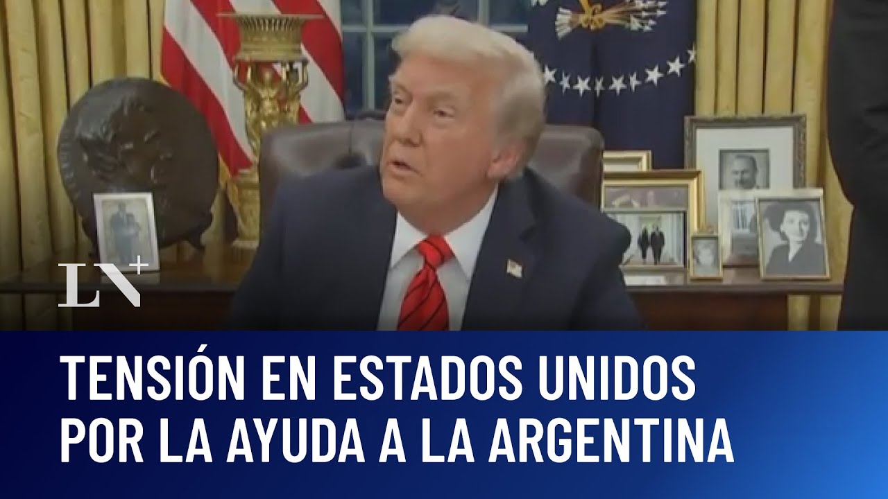 Tensión en Estados Unidos por la ayuda a la Argentina: críticas del Partido Demócrata a Trump