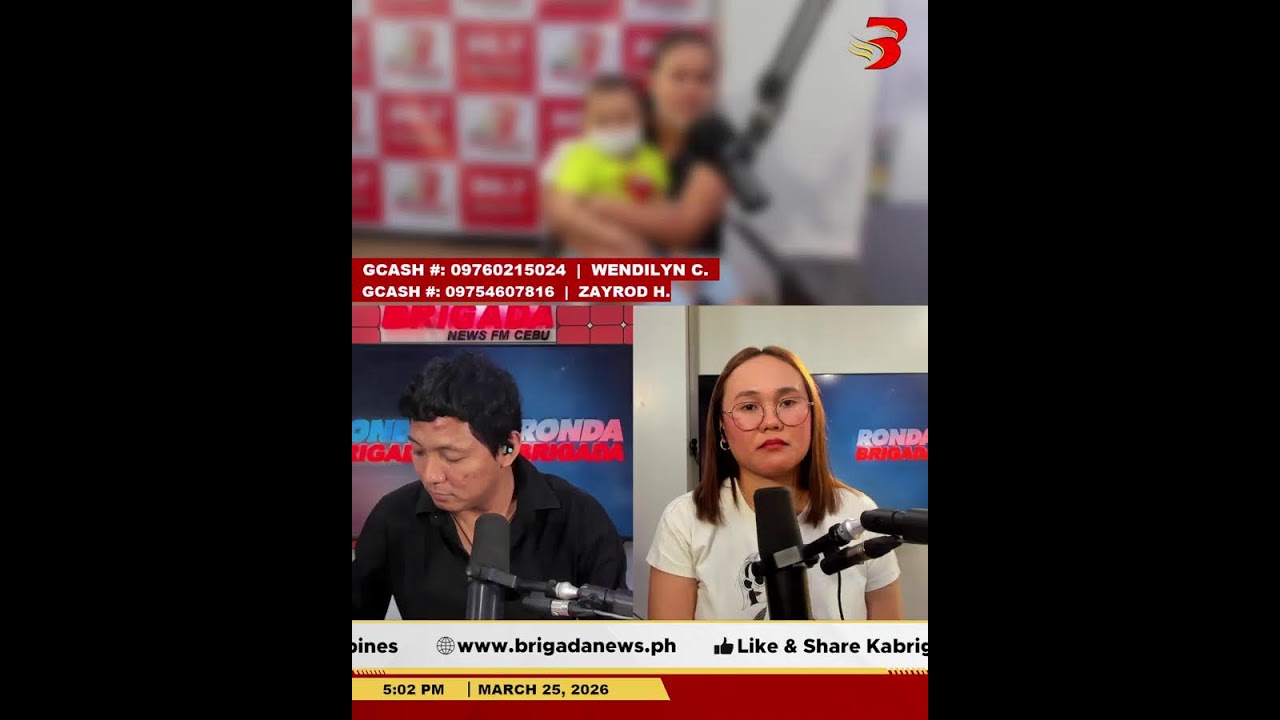 𝐑𝐎𝐍𝐃𝐀 𝐁𝐑𝐈𝐆𝐀𝐃𝐀 MARCH 25, 2026 |  WEDNESDAY 90.7 BRIGADA NEWS FM CEBU